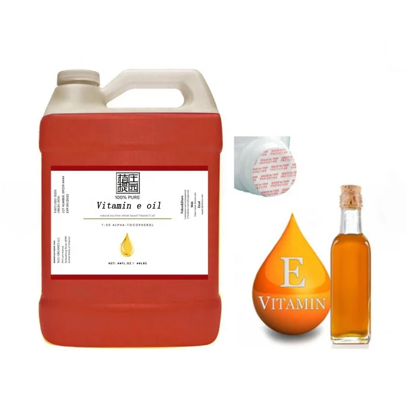 Free Sample Cosmetics Grade Organic Pure Vitamin C Oil Vitamin E Oil For Skin Care Face Body Massage