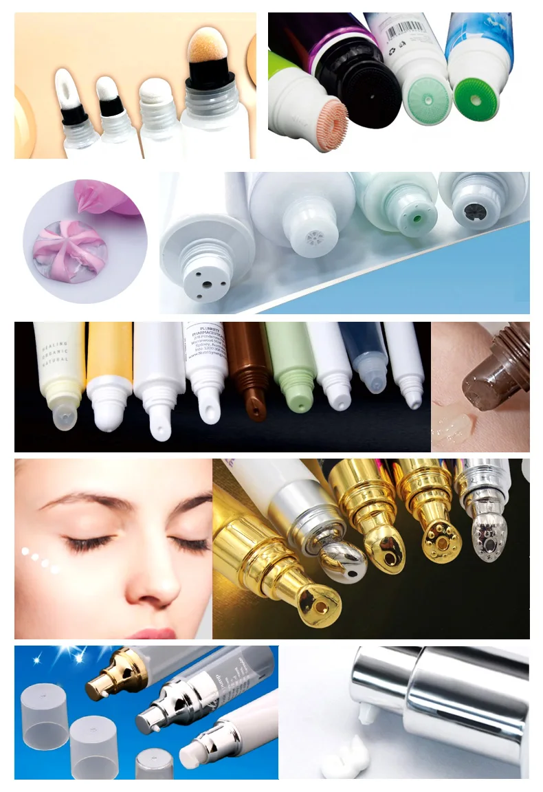 custom 10ml 15ml 30ml 50ml 100ml face soft squeeze container plastic packaging empty lotion eye hand cream cosmetic tube