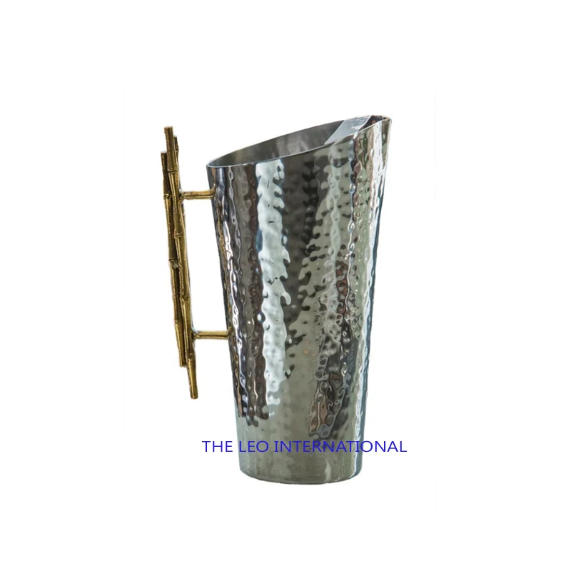 Jug Water Pitcher Stainless Steel High Quality Drinking Cup Jug Water Juice Pot Glass Coffee Tea Set Hot Selling pitcher