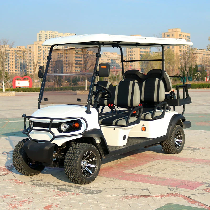 Electric Cars Buggy Golf CE Approved 7.5kw KDS Motor 6 Seat Electric Golf Car