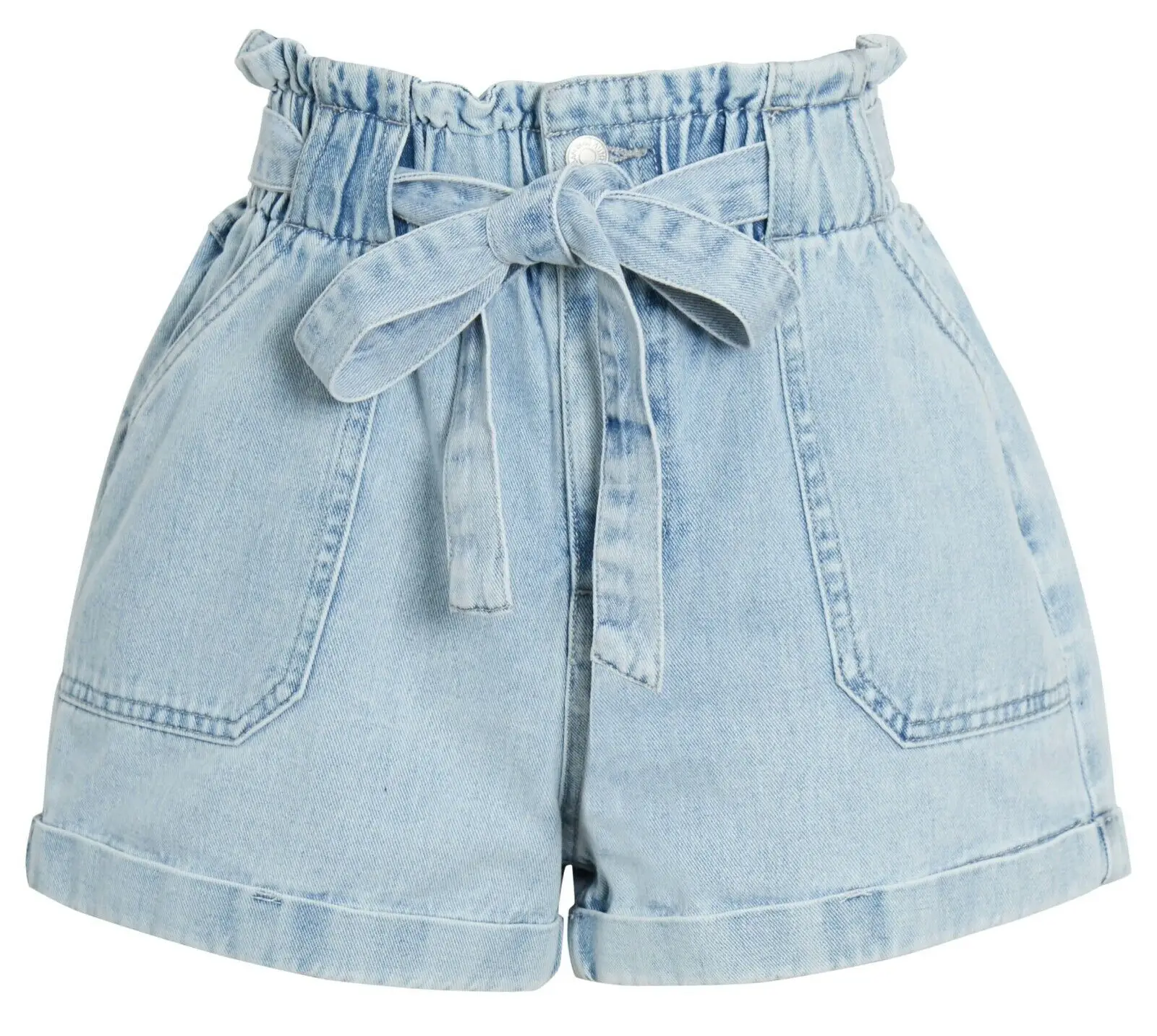 Mid Waist Denim Shorts latest design quick dry Women Cotton Material Short Length Skirt