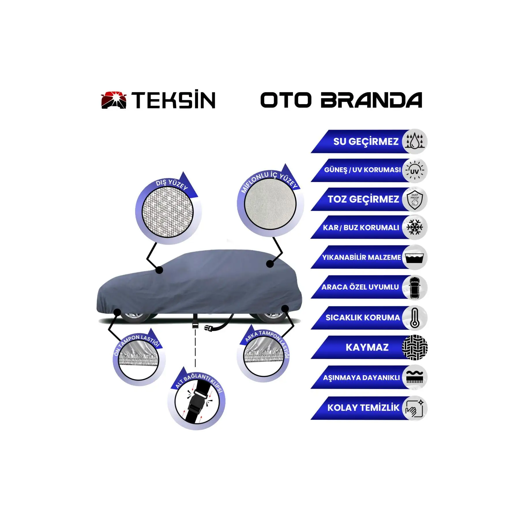 Renault Megane 3 хэтчбек (2008-2016) Miflon водонепроницаемый автомобильный брезент с УФ-защитой