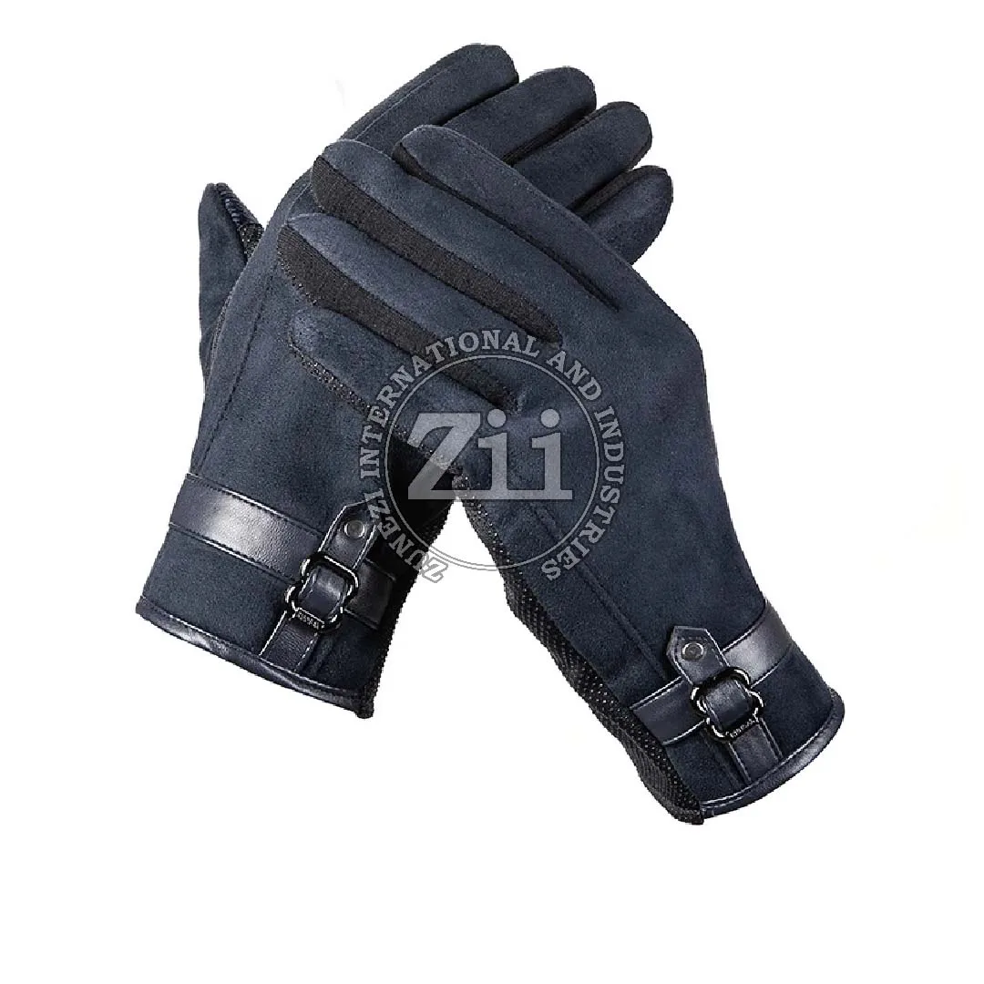 Best Sale Soft Top Quality Fashion Leather Gloves Genuine Leather Full Finger Fashion Gloves