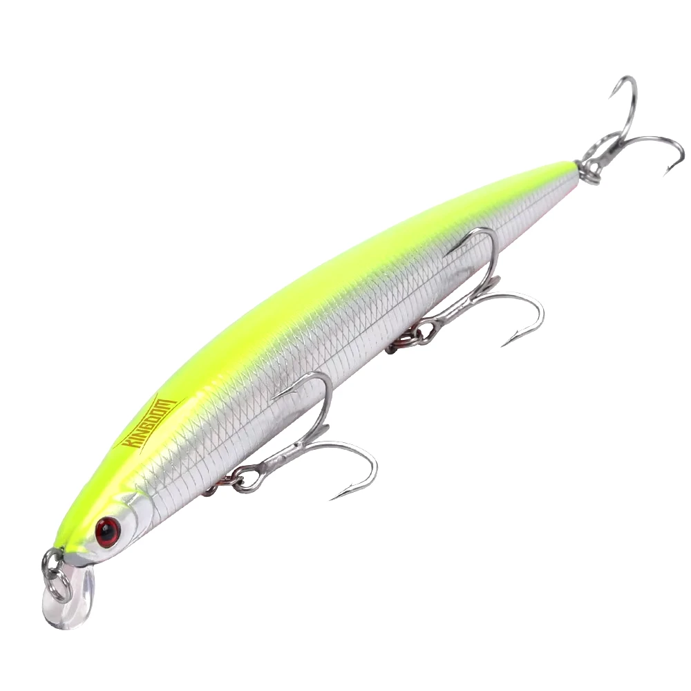 Floating Minnow Fishing Lure 143mm 21g Hot Selling Hard Artificial Jerkbait Minnow Fishing Lure for Sea Bass Fishing