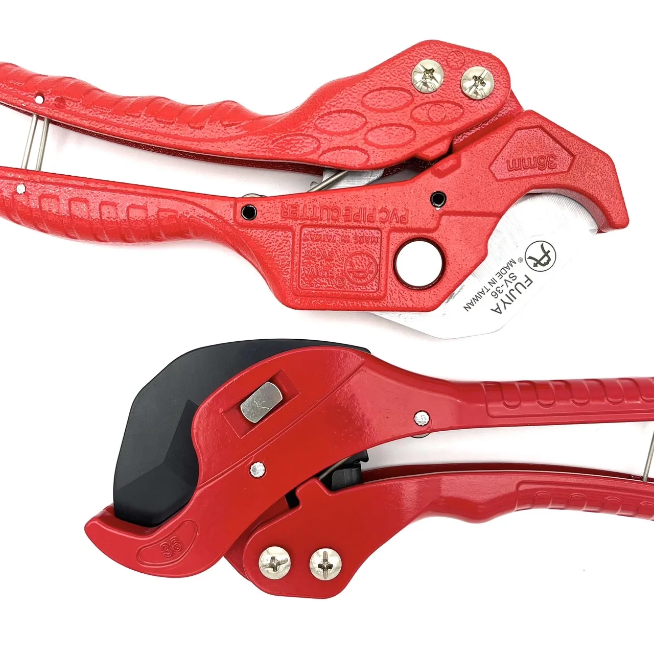 FUJIYA Automatic fast PVC pipe scissors (V-blade)