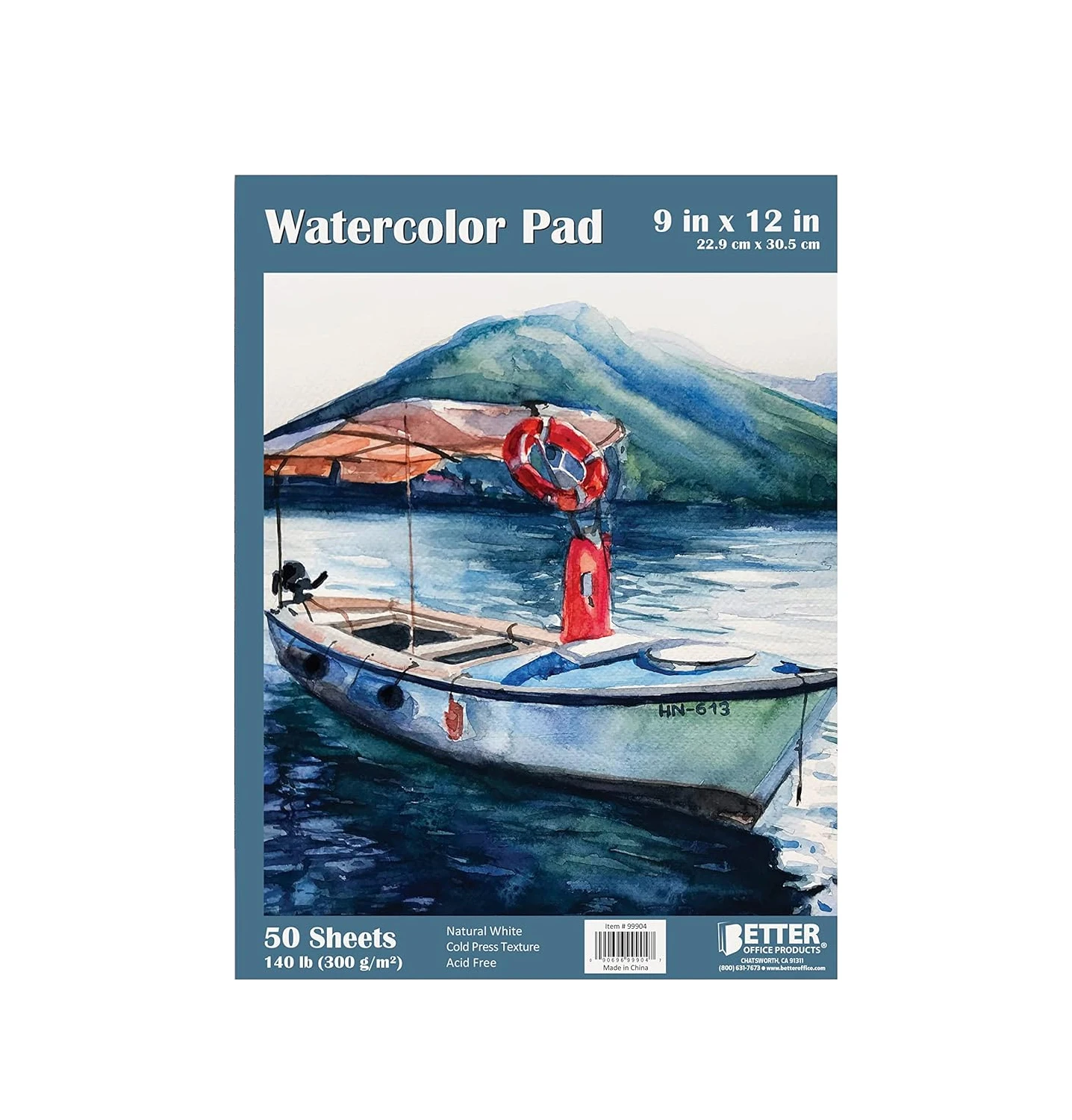 Art Class Amazon Watercolor book Custom Coloring Painting Watercolor Paper Pad Watercolor Book For Drawing