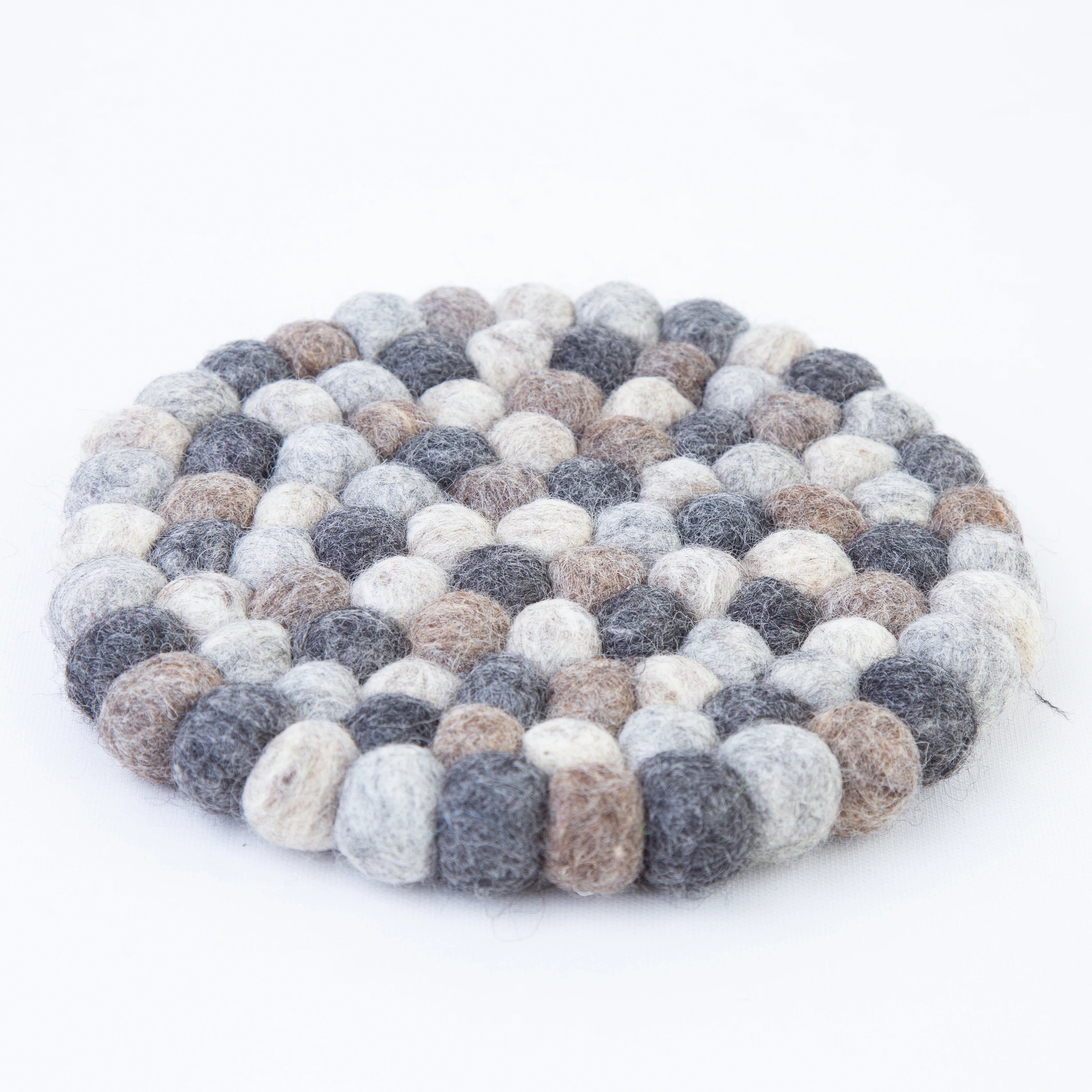 High Quality  Felt Ball Coasters Soft Comfortable Table Car Beer Trivets with Sublimation Design Available at Price