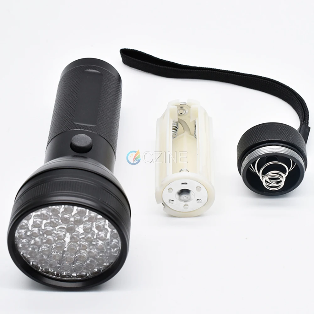 OEM 395nm 365nm 51LED фонарик ручной УФ-фонарик