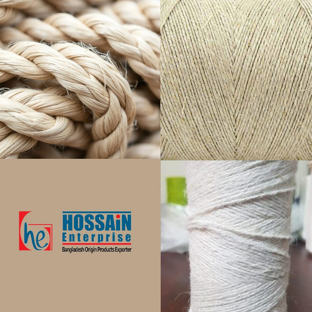 Organic Sacking Jute Yarn Cop Winding for DIY Crafts & Textile Projects Ideal for Weaving Knitting and Sustainable Packaging