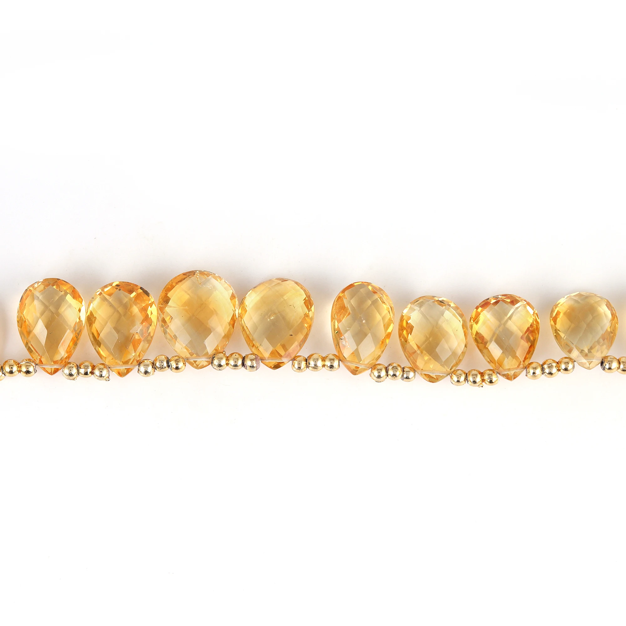 Wholesale Price High Quality Natural Citrine Beads Loose Semi-Precious Stone Best Price Many Colors Round Smooth Cut