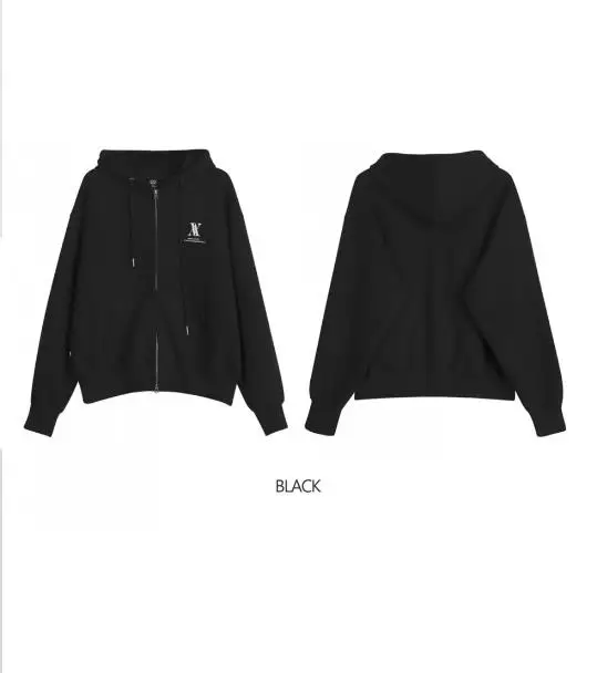 Unisex Av Oversized Zip-Up - 4col Black/Grey/Ivory/White Melange S/M/L/XL Trending Products 2024 New Arrivals Wholesale Clothes