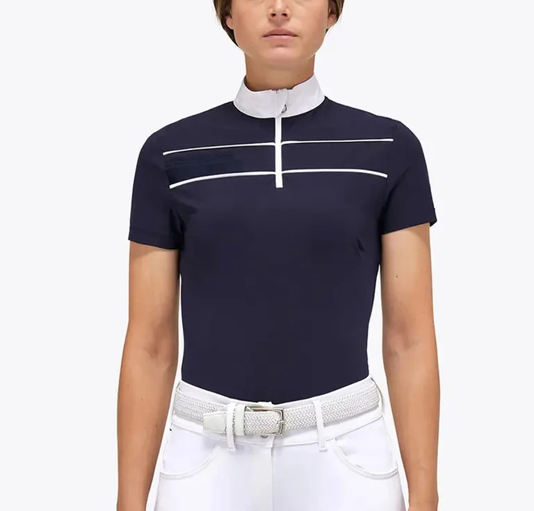 Durable Competition Shirts 2023 New Style For Women Equestrian Horse Riding Ladies Equestrian Horse Rider Show Shirt