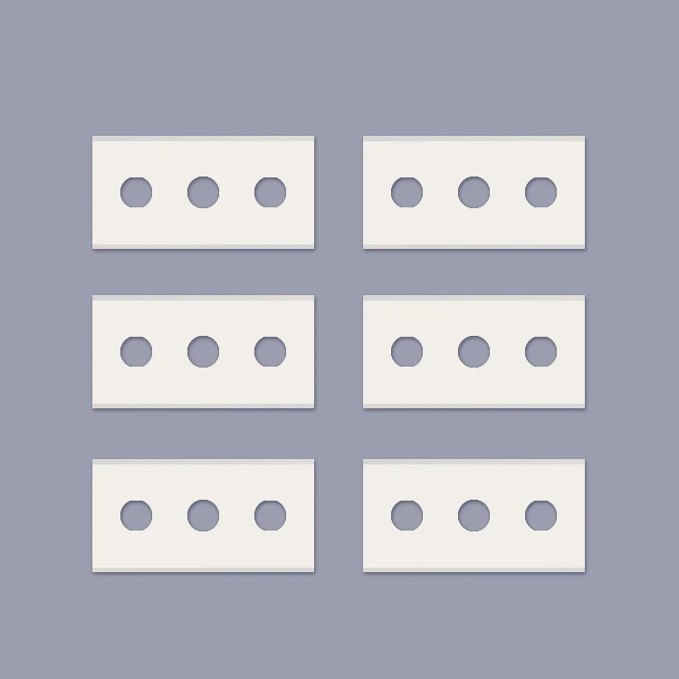 Ceramic Blades Trapezoid Ceramic Blade Cutter Saw Blade Ceramic Box Cutter Utility Knife