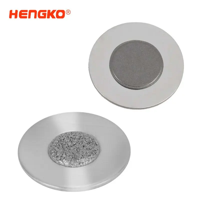 HENGKO Sintered Porous Metal 316L Stainless Steel VCR Gasket Filter for Vacuum Applications