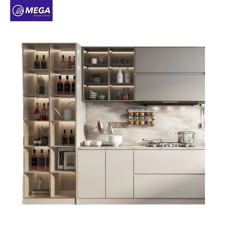 MEGA Wholesale modern kitchen new design cheap kitchen cabinets in china factory