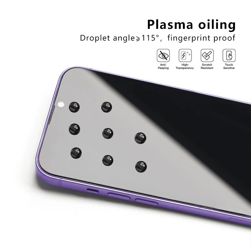High Quality Anti Spy Privacy Screen Protector 2.5d 9h Tempered Glass For iphone14 pro max Screen Protector iphone 14 Max