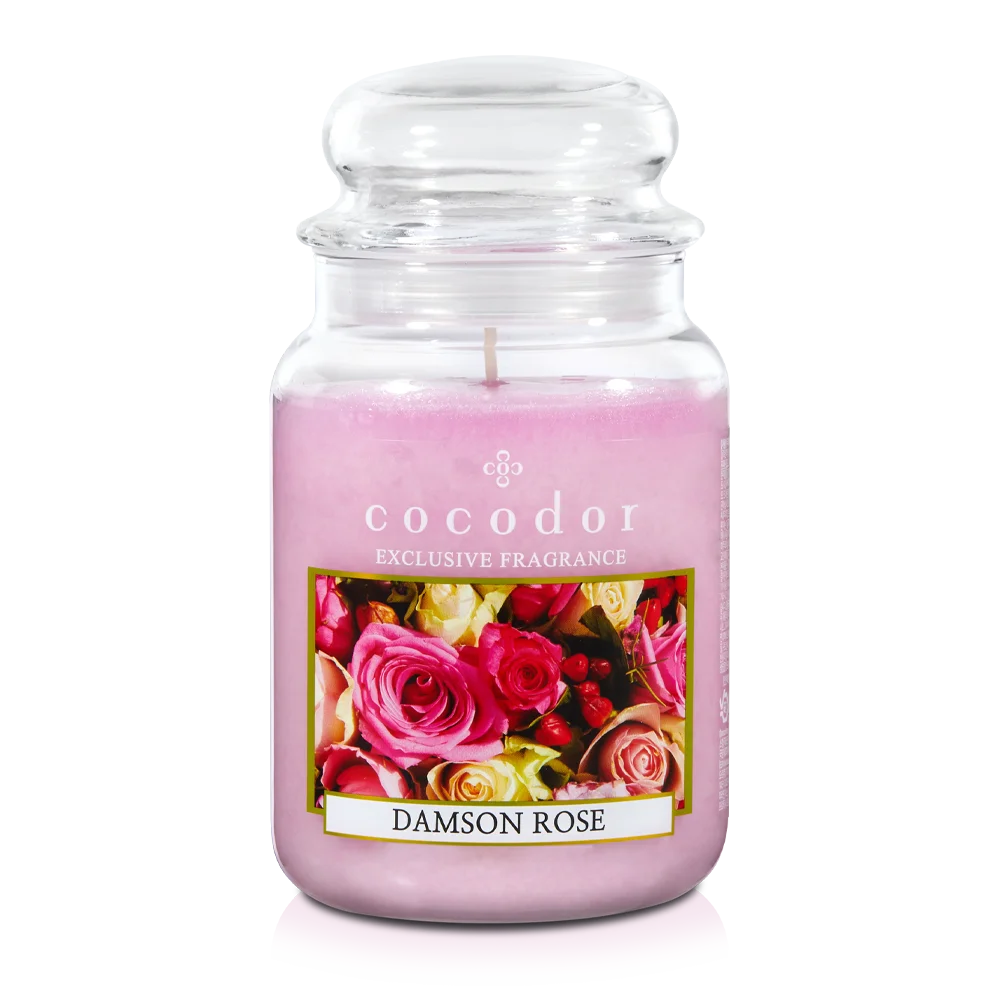 cocodor scented Large glass jar candles, Black Cherry