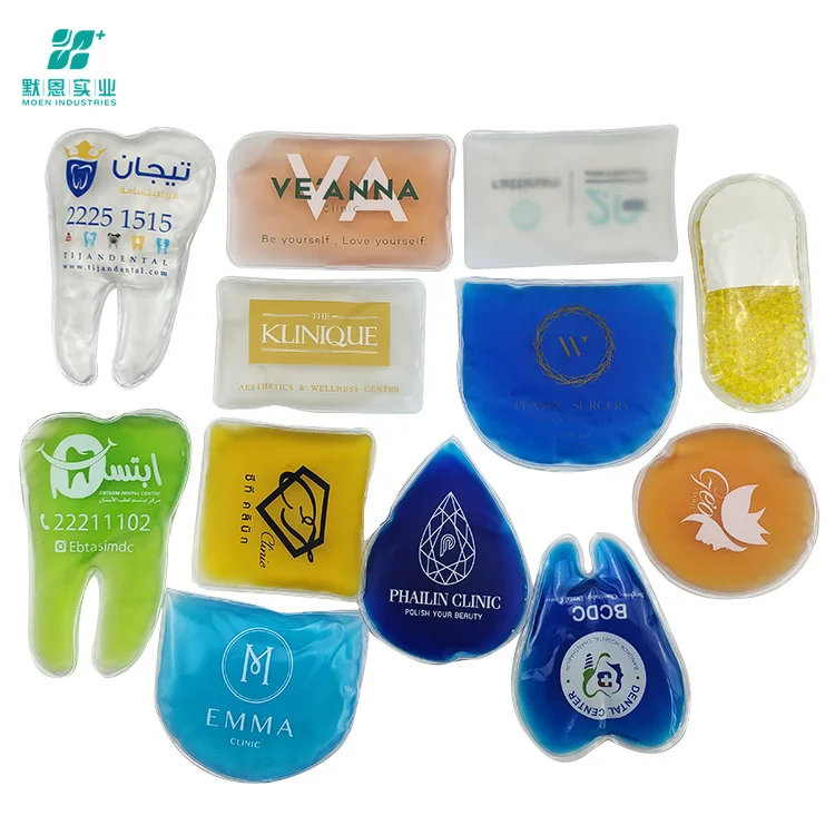 Moen customized various shape ice pack first aid ice packs for swellings inflammation sprains toothache