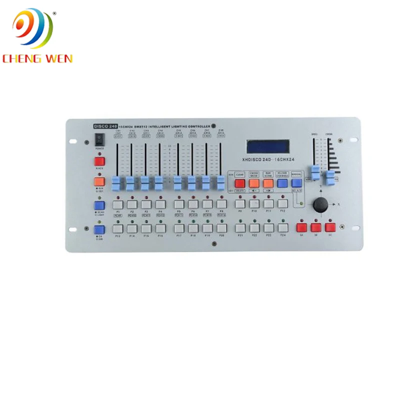 Customized stage 16CH rgbw dmx controller DMX 512 Decoder LED DMX512 controller 8 Channel fader 240 for RGBW LED strip lights