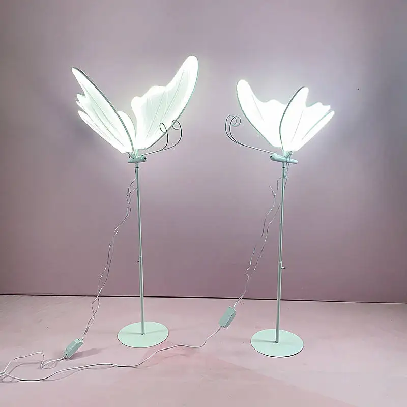 Hot sale wedding decoration moving butterflies lights LED butterfly lamp for party decoration