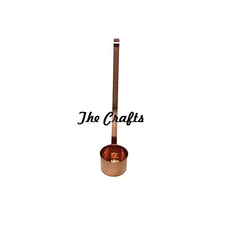 Copper Hammered Ladle For Sauna Accessories Bestest Quality Customized Size And Shape Copper Ladle At Low Rate