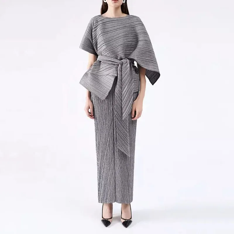 100% Polyester Slimming Suit Ladies Party Evening In Free Size Wholesale Solid High Quality Elegant Casual Fashion Dresses