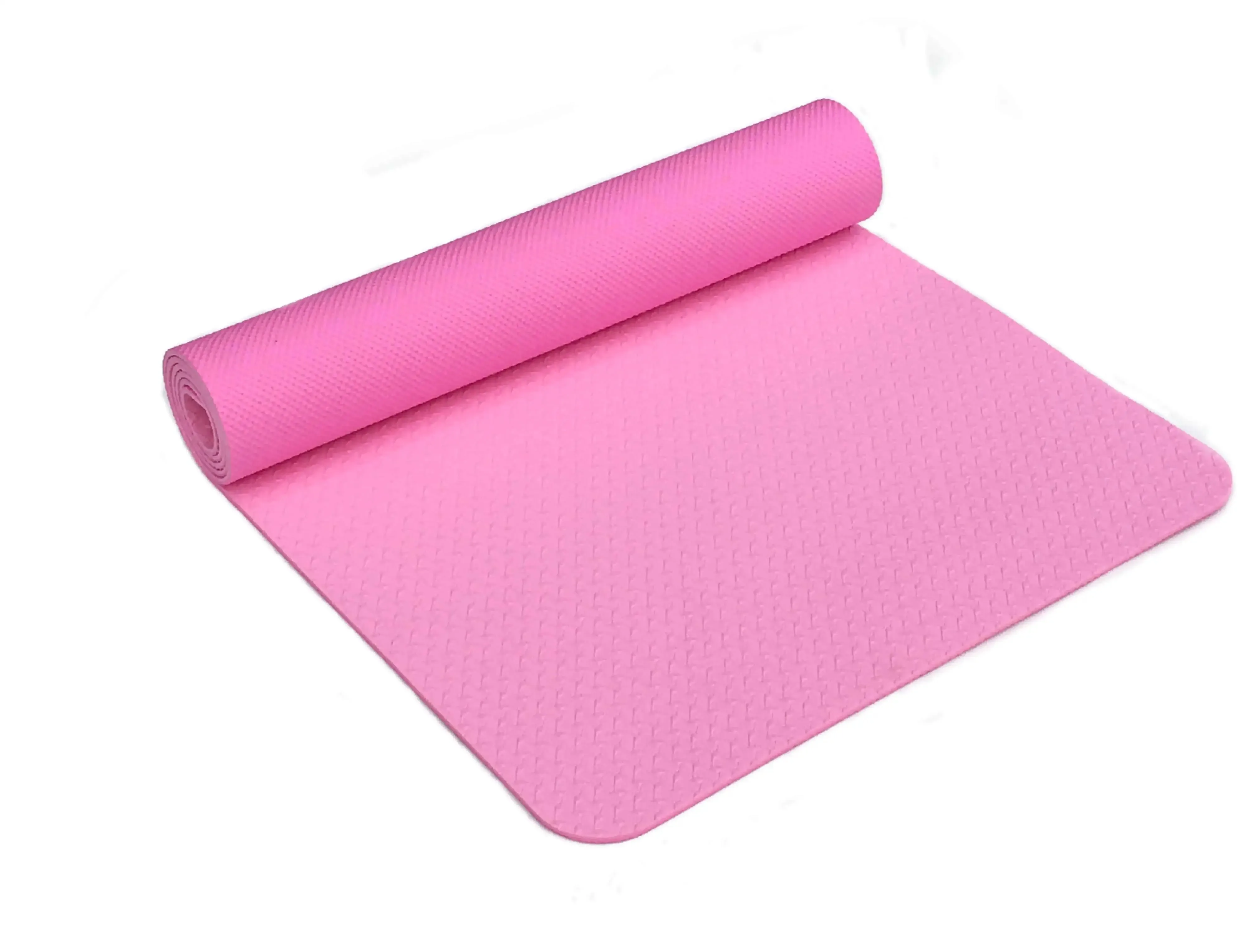 Yoga Mat- TPE POE Single Dual Layer Non Slip Comfort Foam, Durable Exercise Mat for Fitness, Pilates and Workout