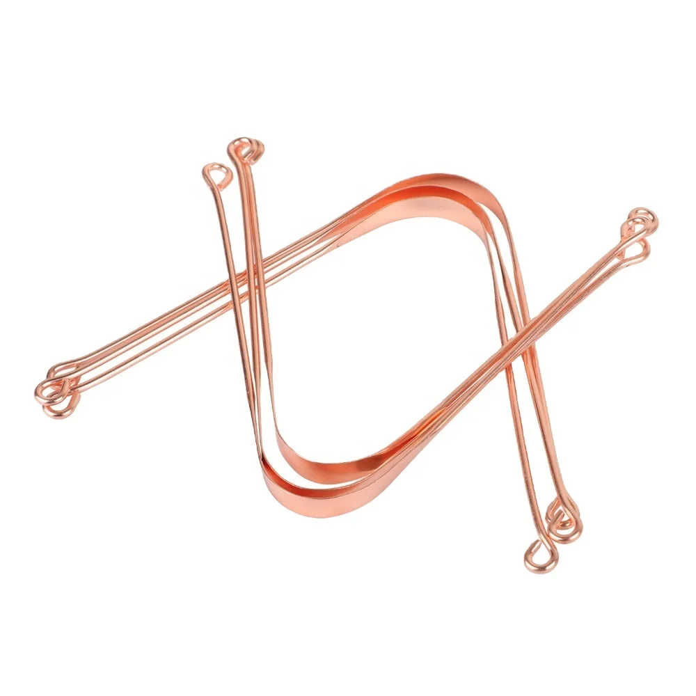 Top Quality Baby small tongue scraper copper india Genuine Custom Logo Copper White Box copper tongue scraper