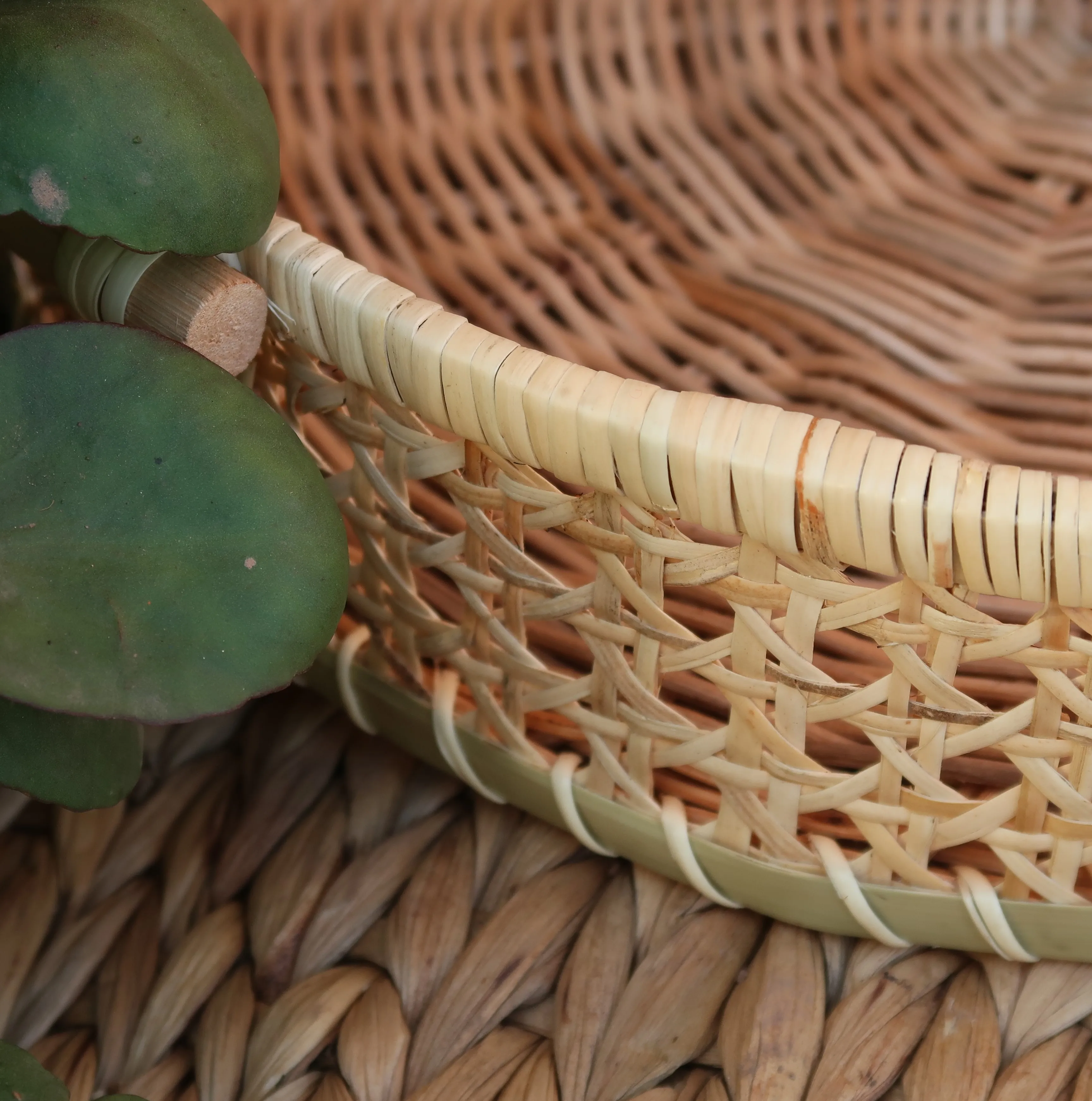 Versatile rattan fruit basket, handcrafted in Vietnam, perfect for storing fruits or as a decorative piece made in Vietnam
