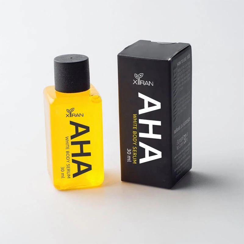 Private Label AHA Whitening Body Serum Reduces Dark Spots, Pigmentation Brightening & Whitening Booster Body Serum