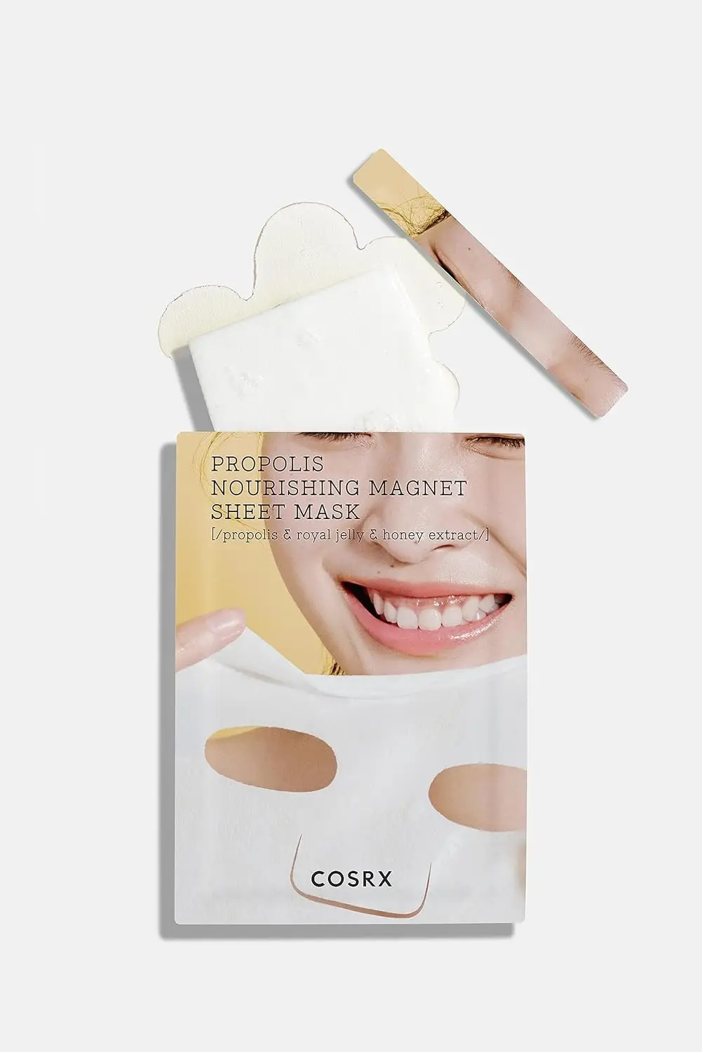COSRX Propolis Nourishing Sheet Mask 10ea Korean Skincare Moisturizing Hydrating Facial Sheet Soothing Plumping Honey Serum Mask