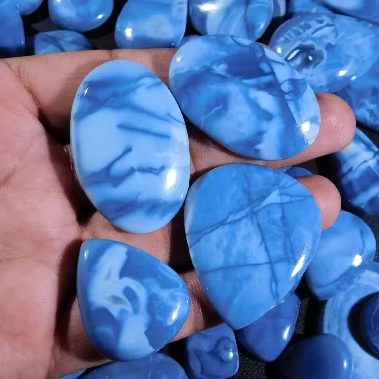 Ювелирные изделия с голубым опалом, свободный драгоценный камень, кабошон, Распродажа со скидкой