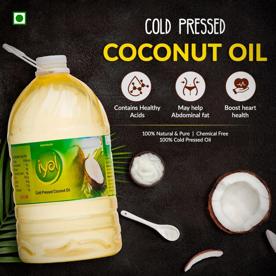 Reasonable Pricing Indian Manufacturer Hot Cold Pressing Extraction Skincare Oil label packaging 100% Pure Organic Coconut Oils