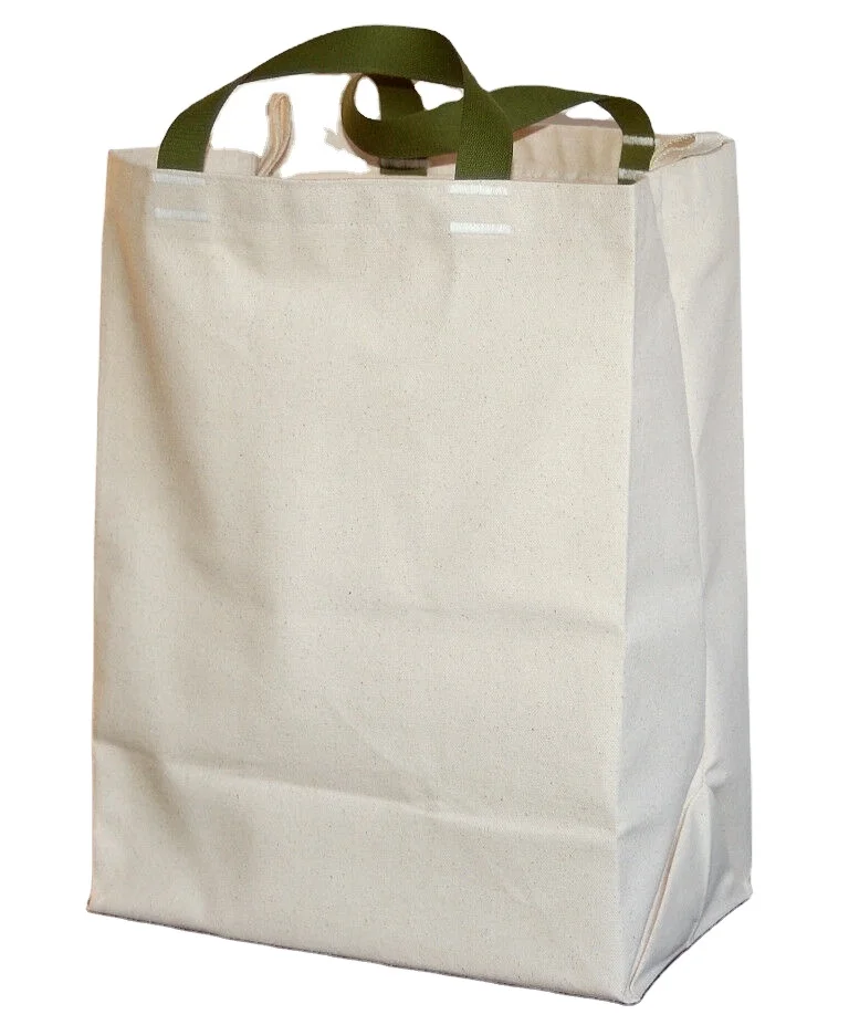 Plain Tote Bag Cotton Canvas