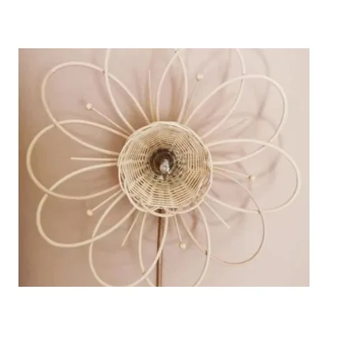 Hot sale wall Lamp Rattan wall Lights with Handmade rope Woven shade for Home Decor Light Fixtures for home decor