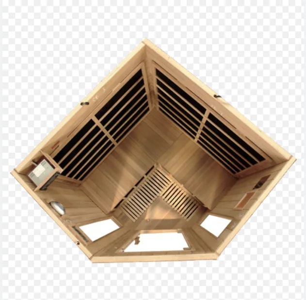 Good Quality 4 Person room Wooden Outdoor Fir Far Infrared Sauna