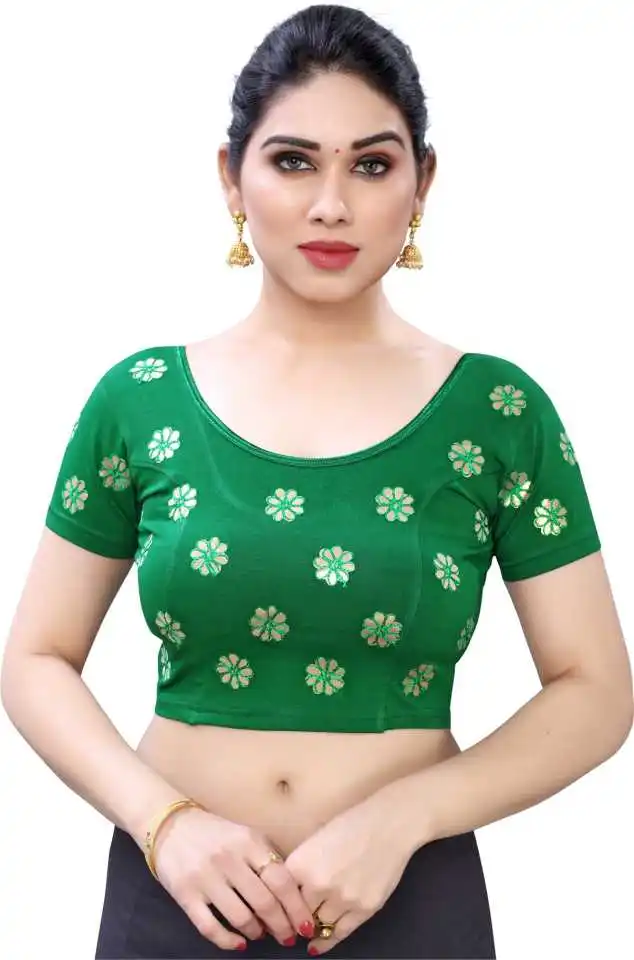ready made blouse Western Design With Chikan Work saree blouse readymade women sexy readymade saree blouse wholesale