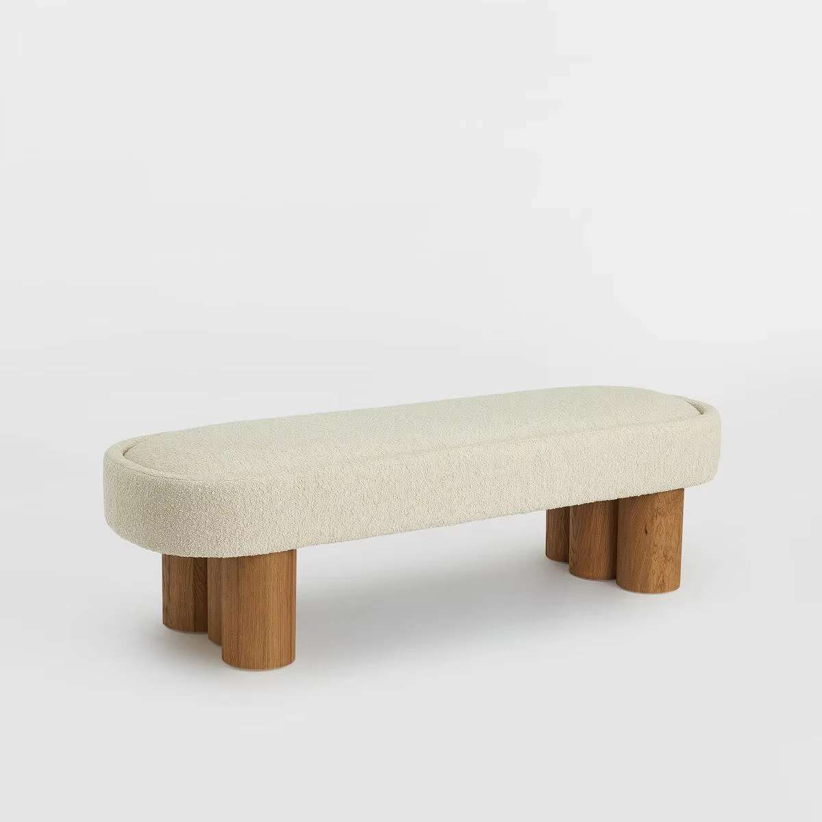 Ottoman bench for Bedroom Seating with Solid Wood Base for Living, Dining and Bedroom Home Furniture and Hotel Furniture