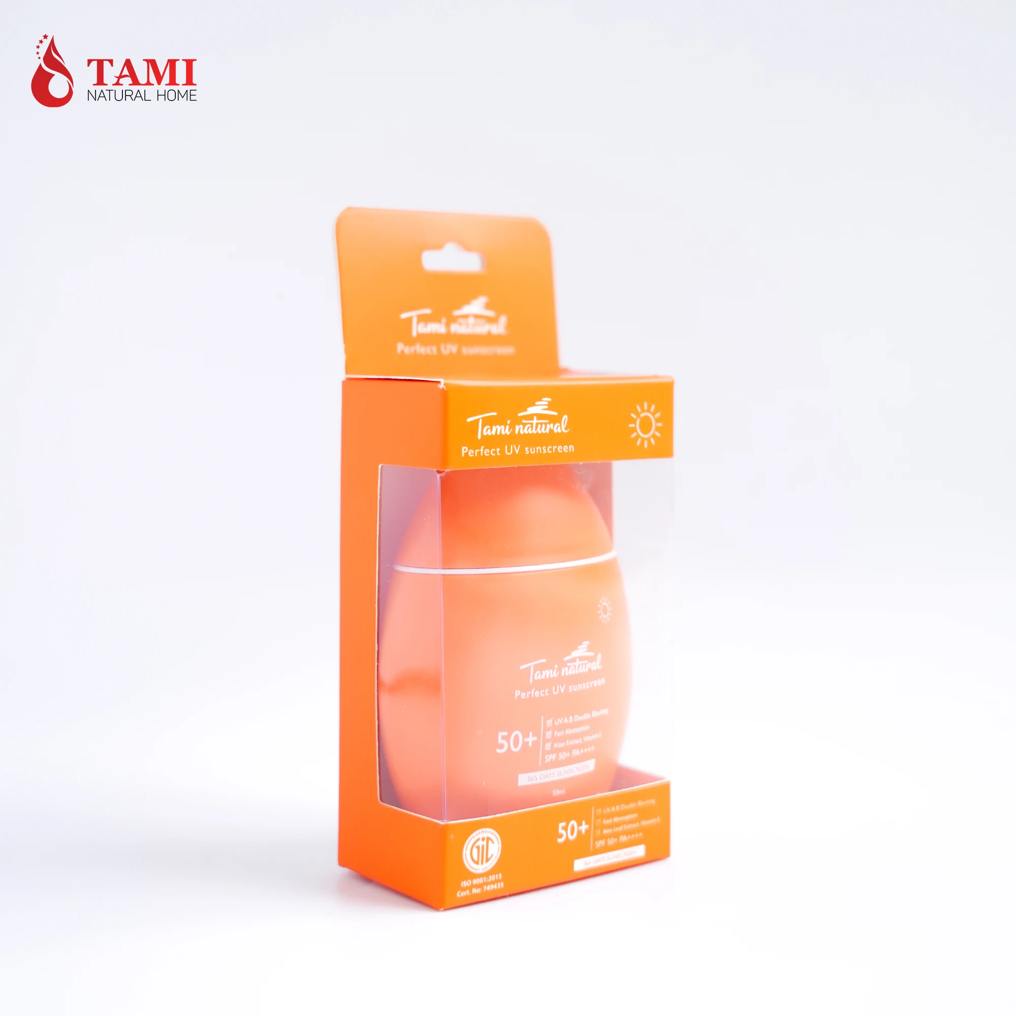 High Sun Protection Perfect UV Sunscreen SPF 50+ PA++++ Facial Care Lotion Light Cream Texture Paraben-Free from Vietnam