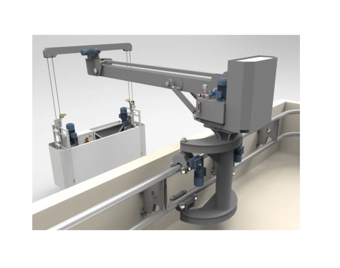 Высококачественные системы очистки фасадов Рабочая платформа строительная Очистка Стекла