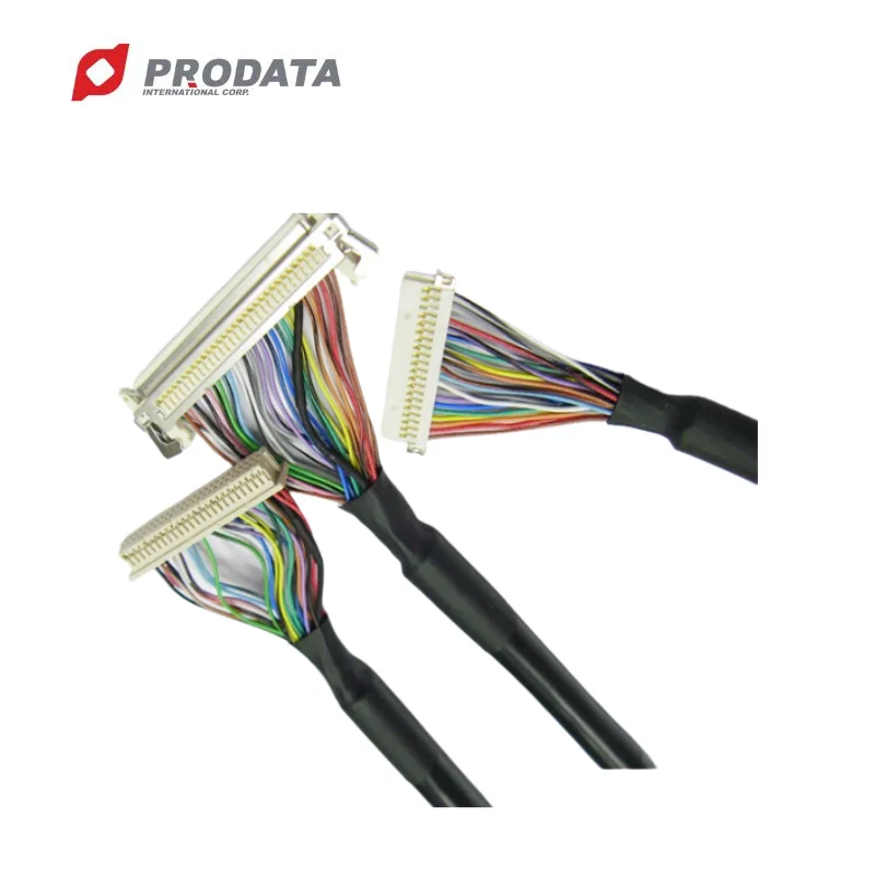 Custom ROHS Compliant AWG32-48 LVDS Cable Assembly