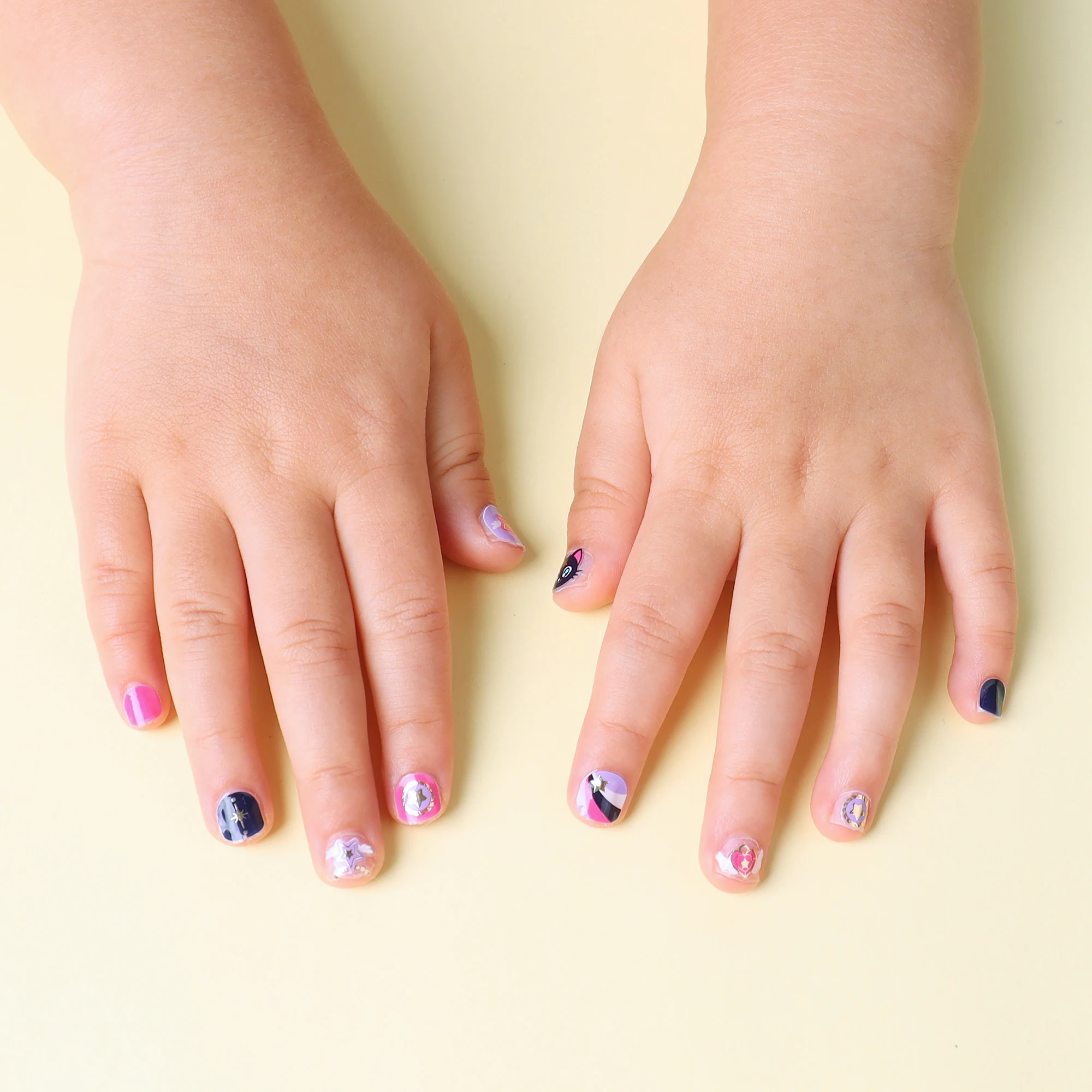 ShineB MINI GELICA For Kid Nail Stickers #45996 Art Decal Fingernails Designs Self Adhesive Floret Decoration Deco Stickers