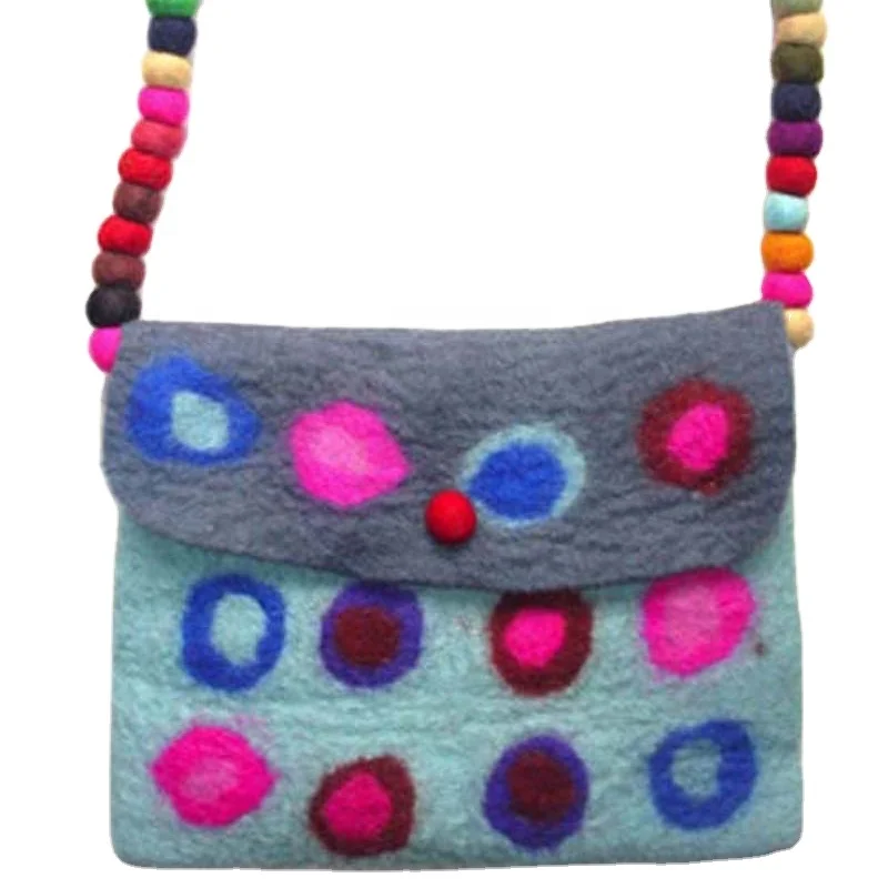 Felt Wool bag/Handmade Woolen felt bag