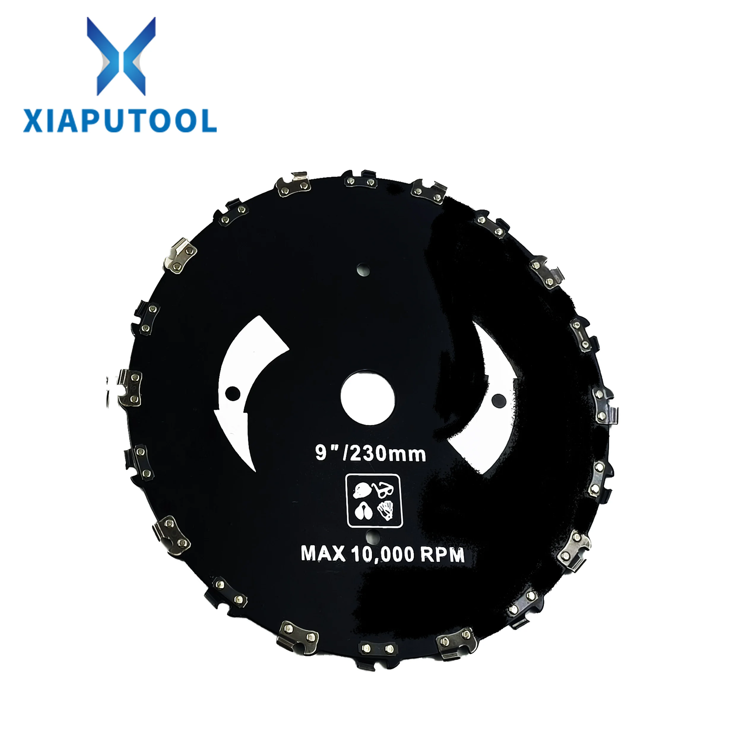 XPTOOL 9 INCH Brush Cutter Weed Wacker Grass Cutting Machine Brush Cutter Spare Parts Chain Saw Blade