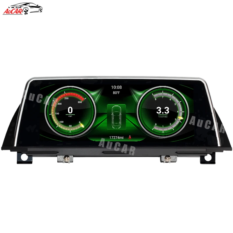 Автомобильный DVD-плеер AuCar, 12,3 дюйма, Android 10, автомобильное радио, Автомобильный видео мультимедийный плеер для BMW F10 5 Series e60 2010 - 2017 CIC CCC NBT