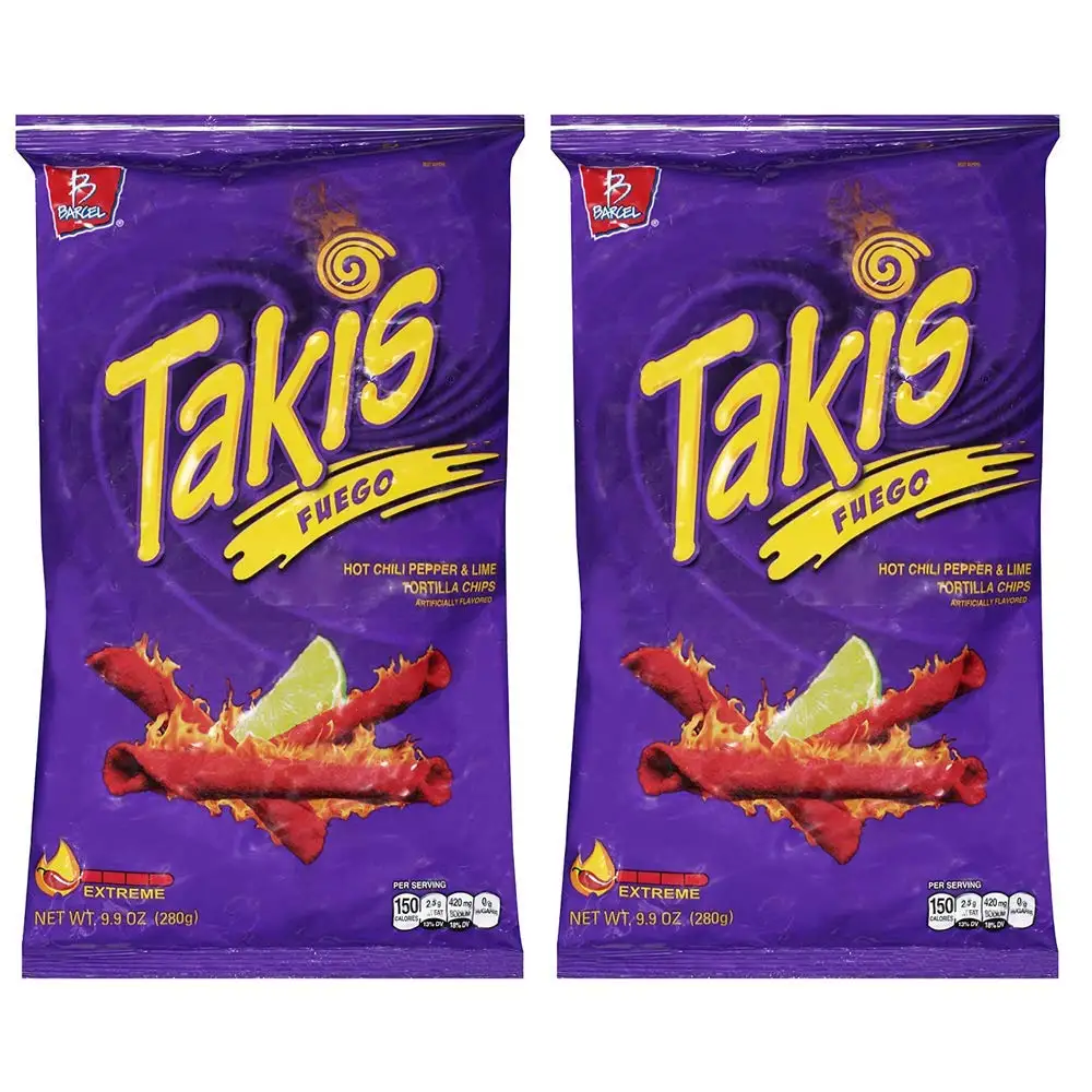 Takis пряный острый мексиканский свернутый 1 унция (28 г) мешков