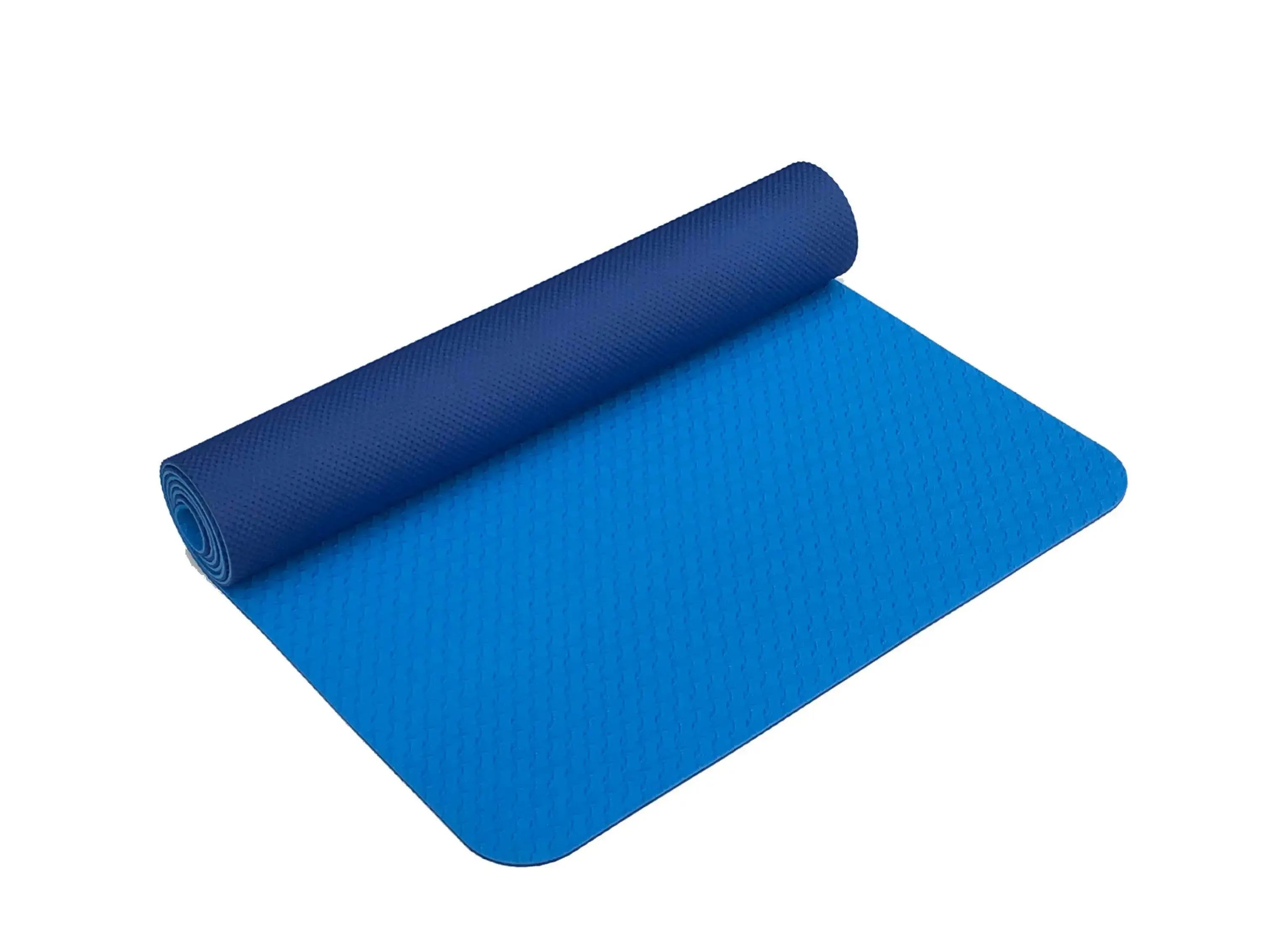 Yoga Mat- TPE POE Single Dual Layer Non Slip Comfort Foam, Durable Exercise Mat for Fitness, Pilates and Workout