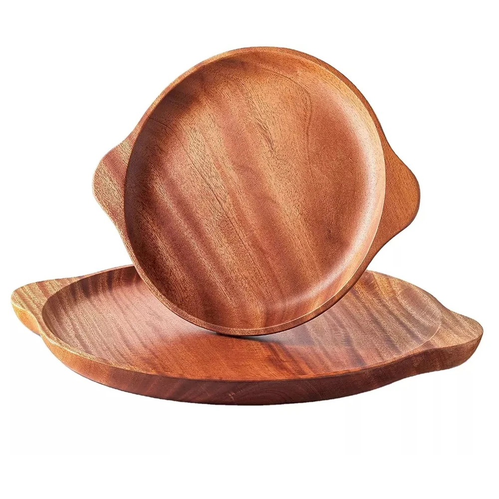handmade wooden polished Dinnerware Sets Dishes & Plates plate bowls for sale in good price from manufacturer