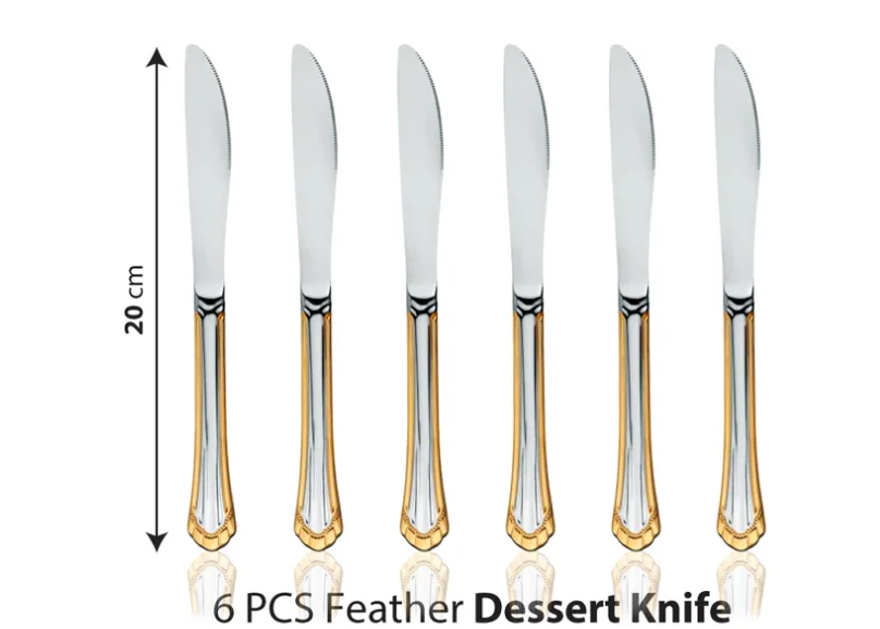 Stainless Steel 24 PCS Cutlery Set with Knife  BY KSN