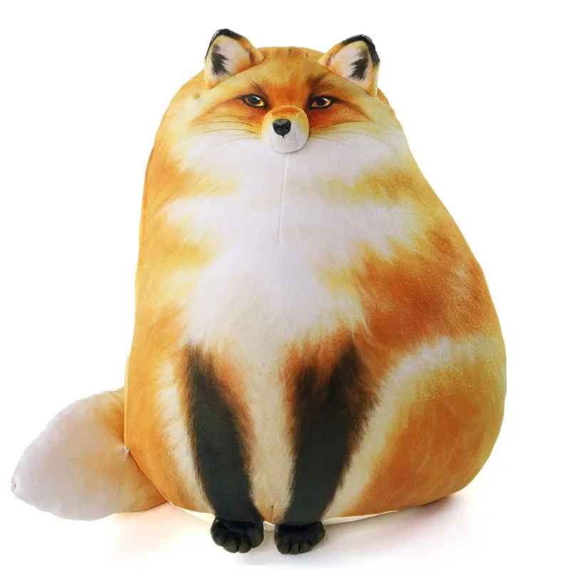 Big floppa plush 30CM/11.81in Adorable Fox Throw Pillow Soft Cotton Plush Toy for Maximum Comfort plush toys